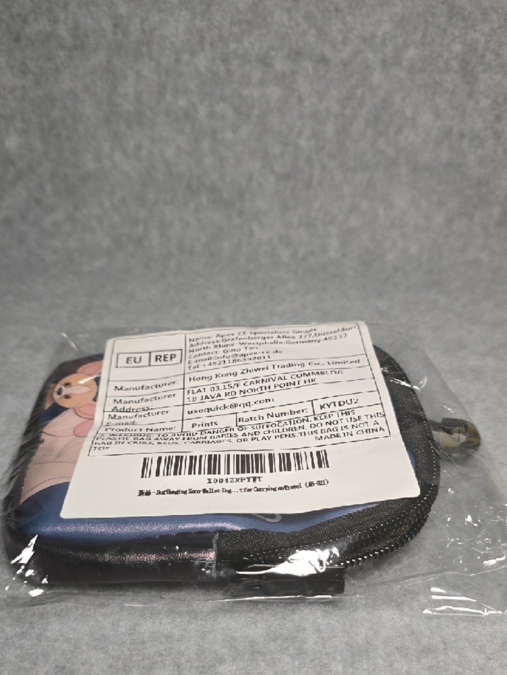 Dog Treats Pouch - Blue Snack Carrier for Dogs - Picture 8 of 8